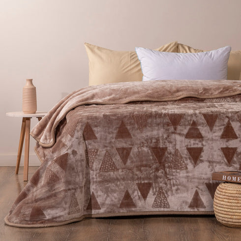 Luxury engraved blanket Double 1 pcs